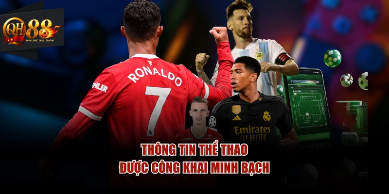 Thông tin thể thao được công khai minh bạch
